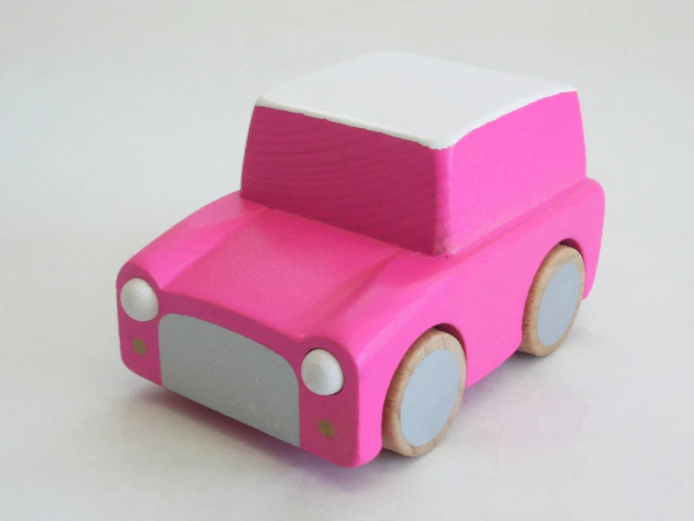 Kuruma Wind-up Car - Pink