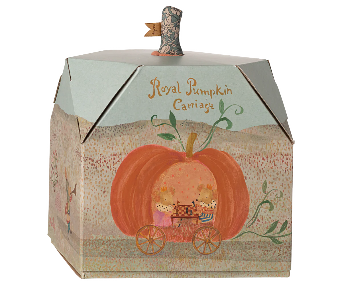 Pumpkin Carriage, Mouse - blue box