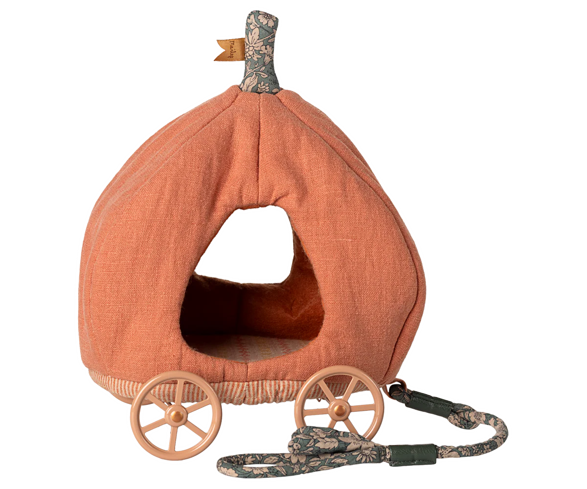 Pumpkin Carriage, Mouse - blue box