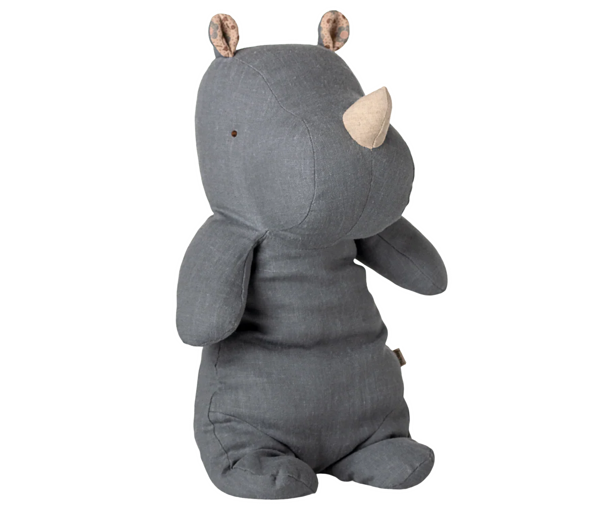 Safari Friends, Rhino - Medium - Dusty Blue