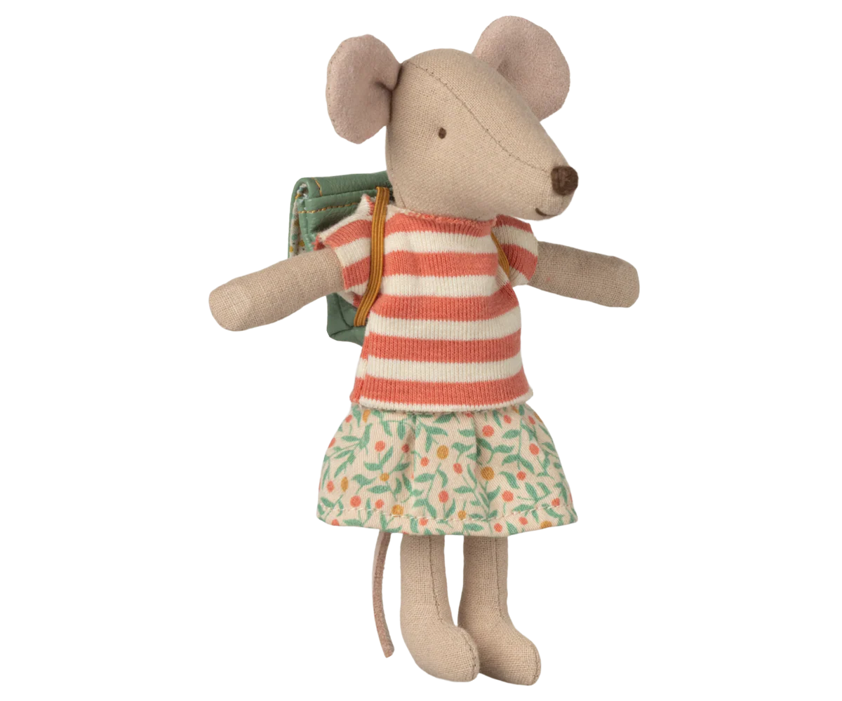 Clothes and bag, Big sister mouse - Green