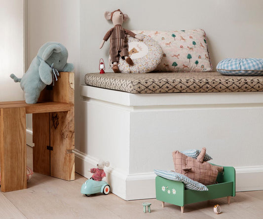 Elephant Plush, Medium - Soft Mint