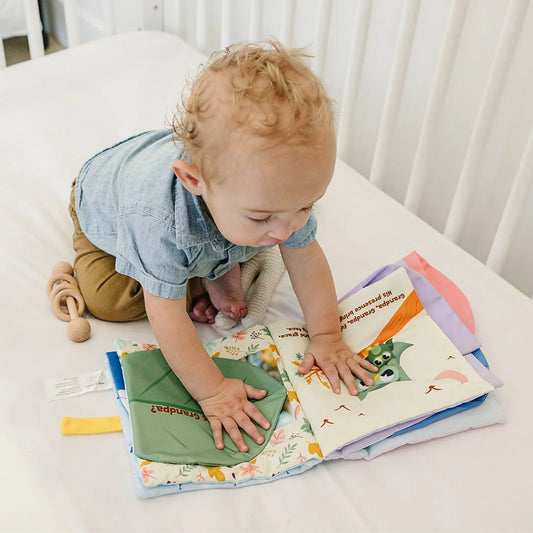 Interactive Soft Crinkle album for Baby - I Love You! - Boxed