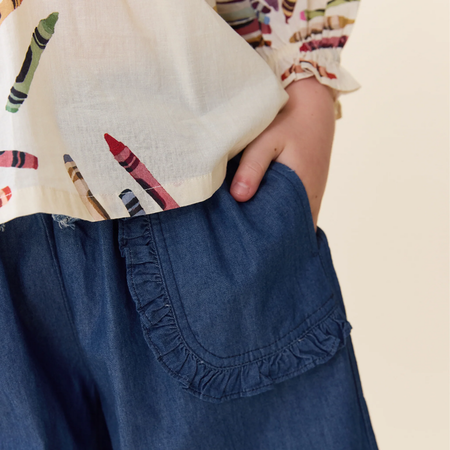 Girls Bailey Ruffle Pant