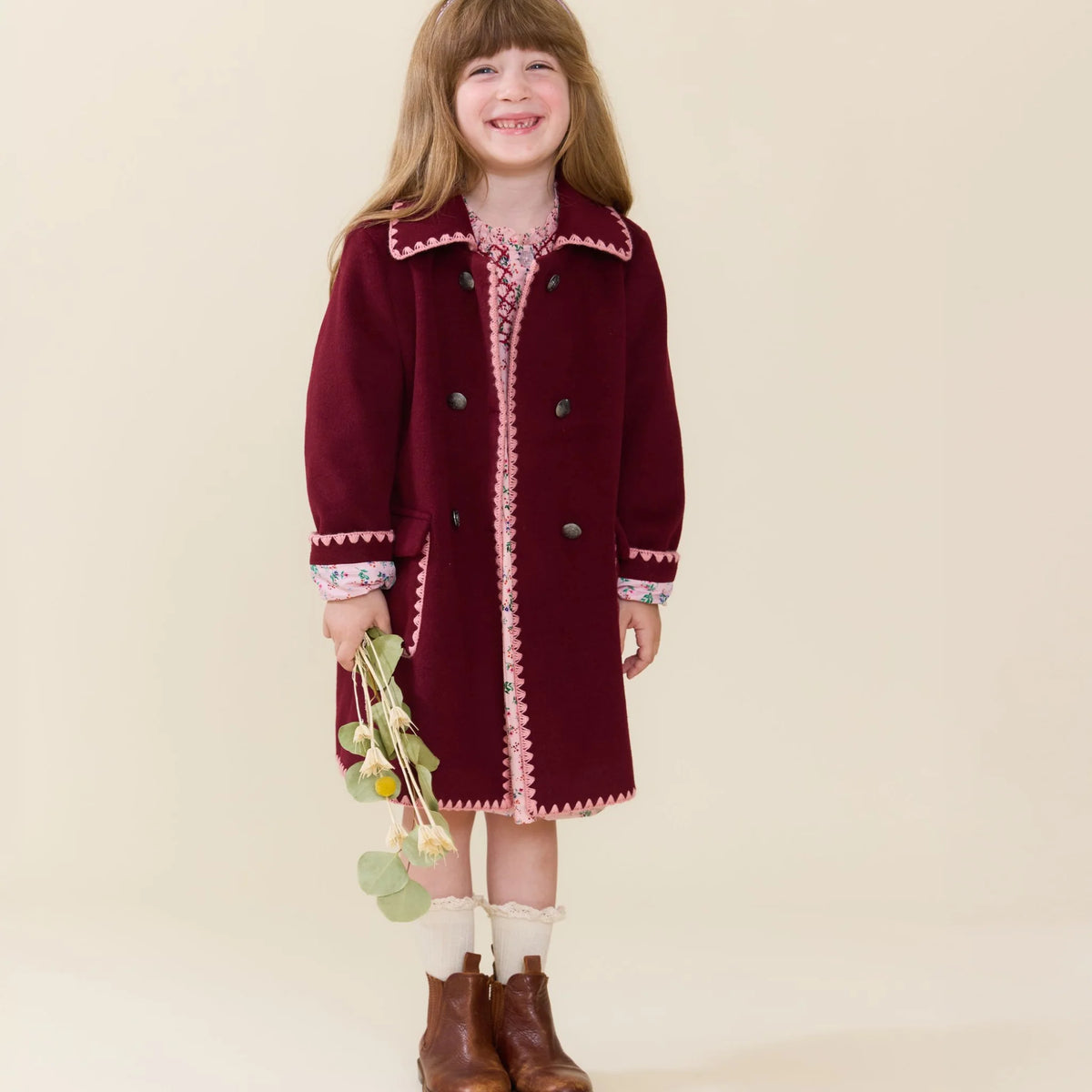 Girls Beck Peacoat