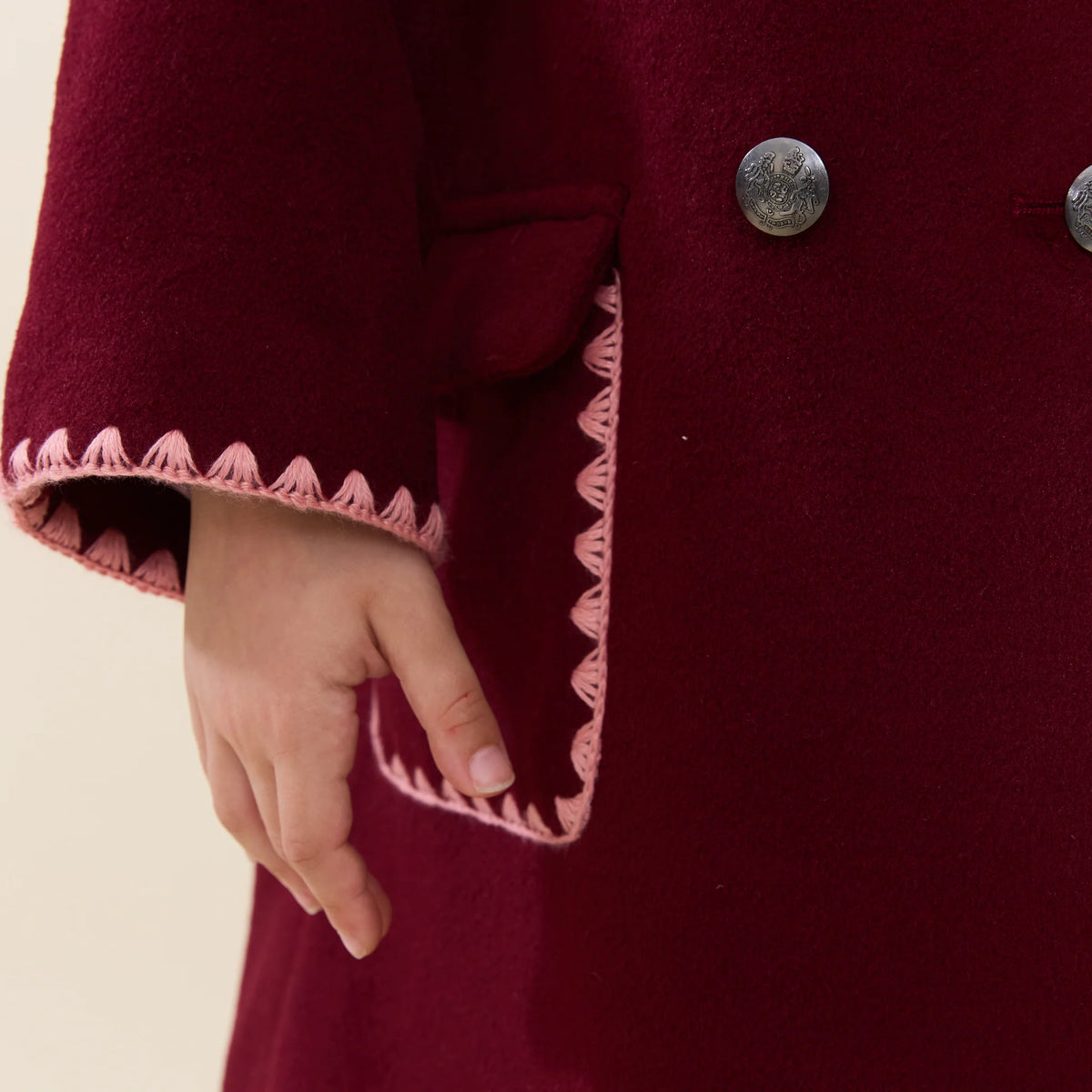 Girls Beck Peacoat