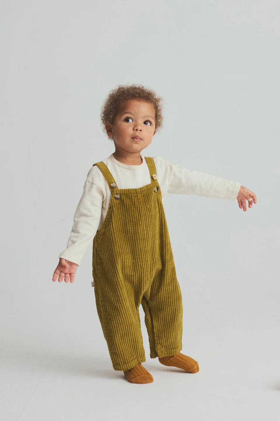 Overalls Dax - Baby Wide Wale Organic Cotton Corduroy Overalls