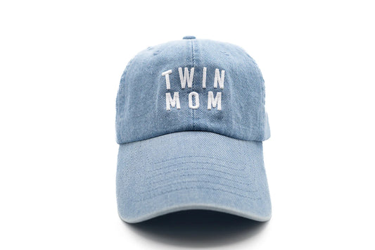 Denim Twin Mom Hat - Adult