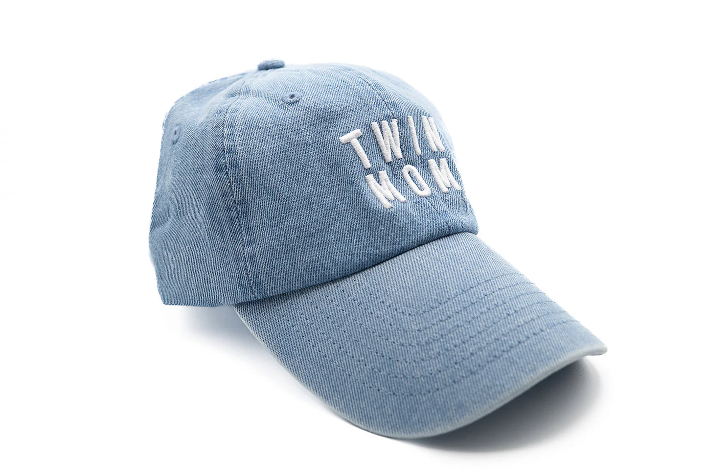 Denim Twin Mom Hat - Adult