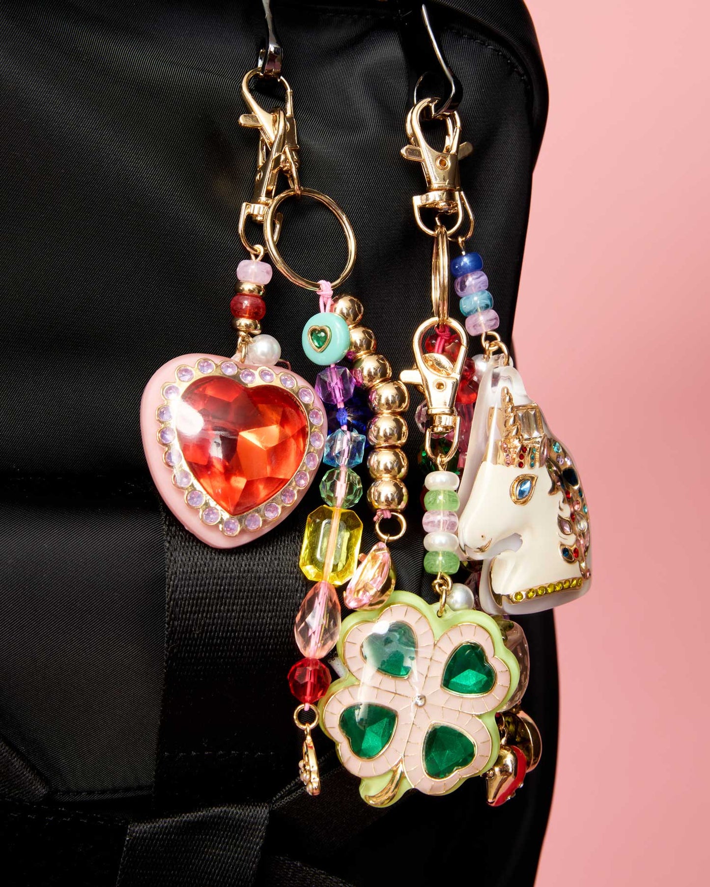 Royal Heart Bag Charm