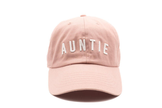 Auntie Baseball Hat - Dusty Rose - Adult