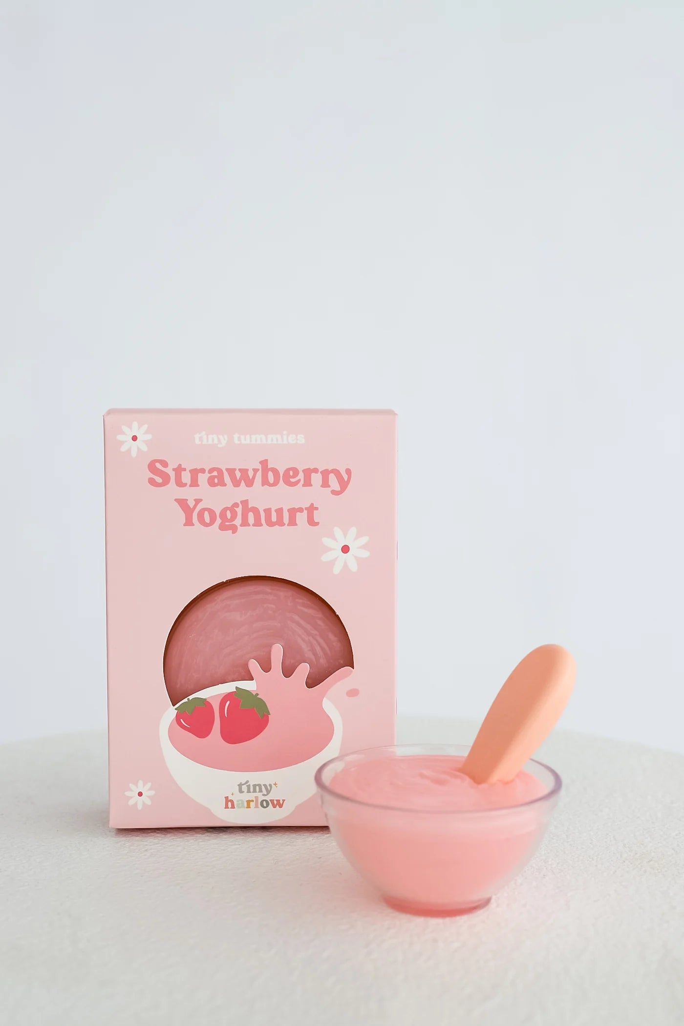 Tiny Tummies Set - Strawberry Yogurt Bowl
