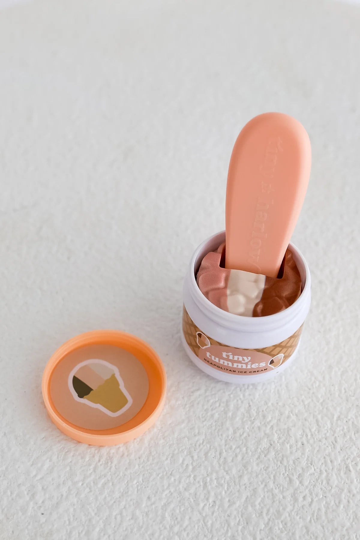 Tiny Tummies Neapolitan Ice Cream Jar and Spoon Set