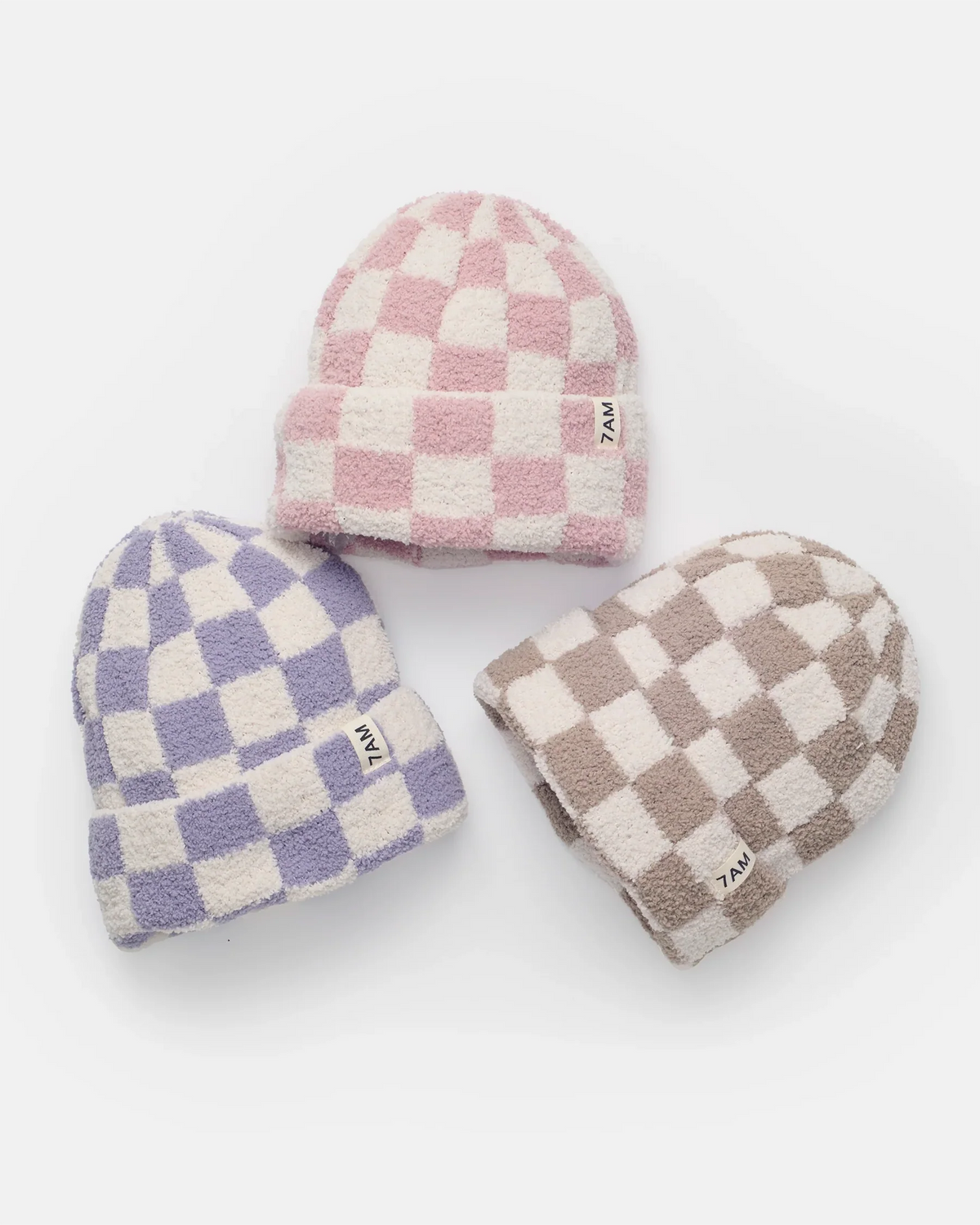 Beanie Checkers Fuzzy