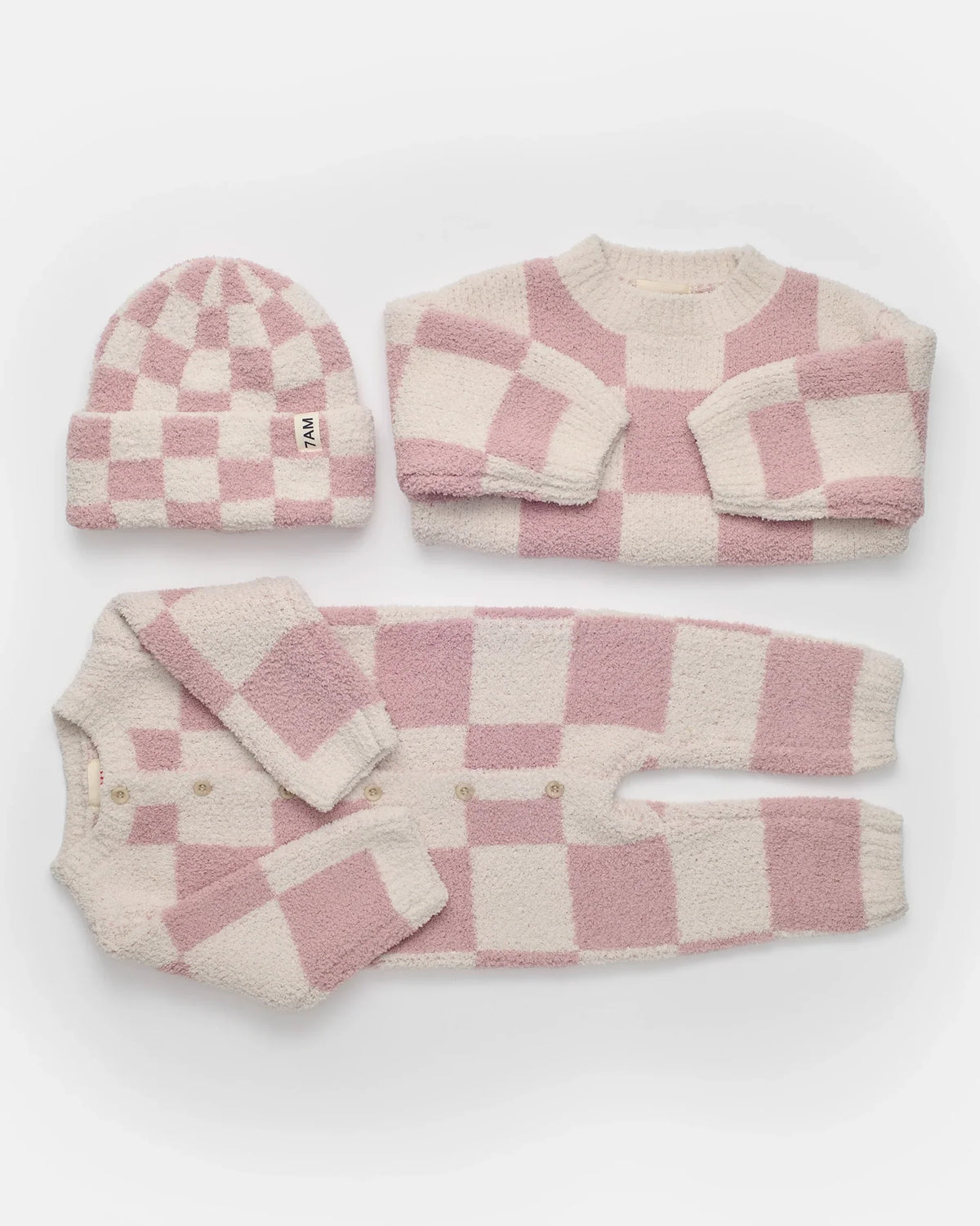 Beanie Checkers Fuzzy