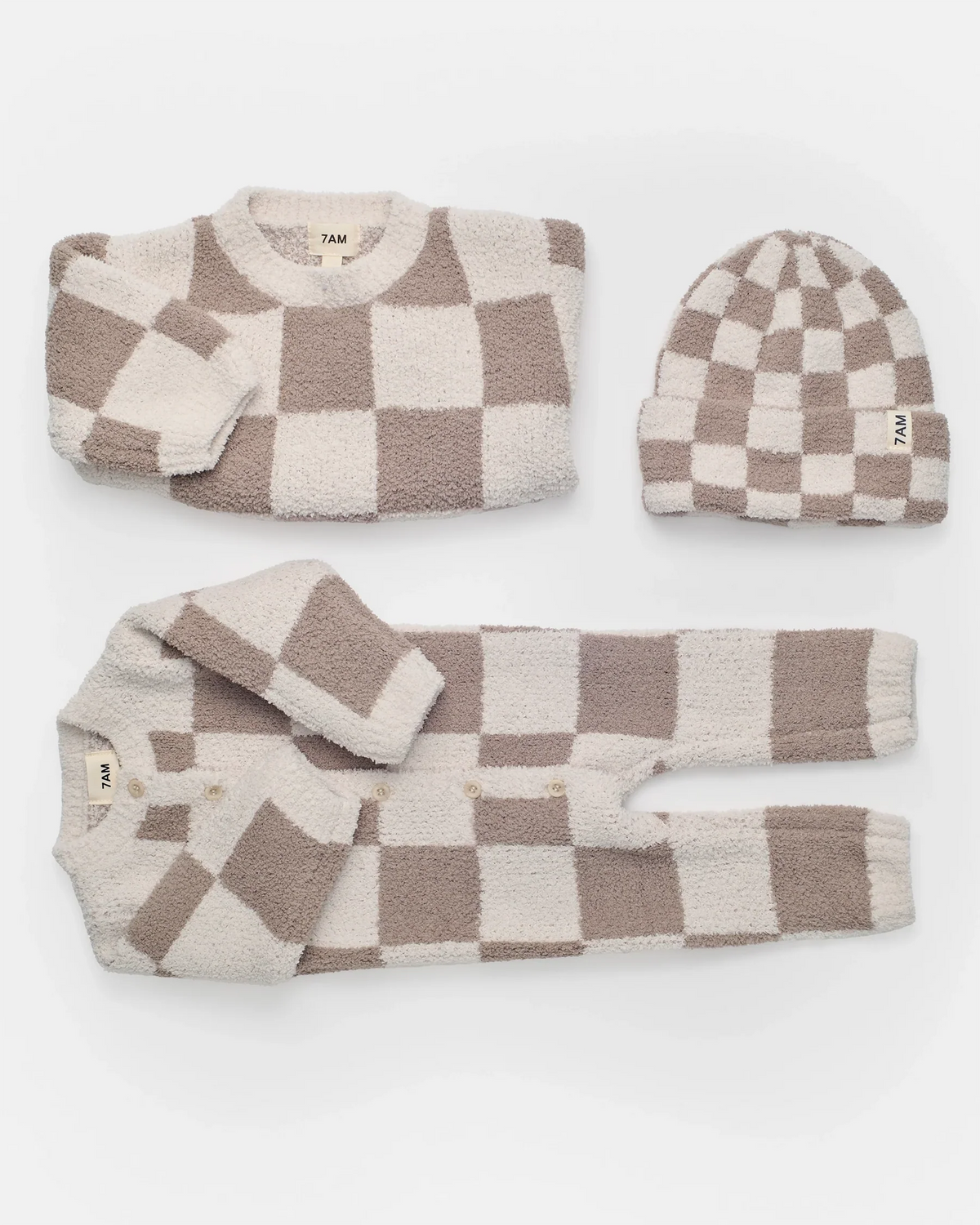 Beanie Checkers Fuzzy
