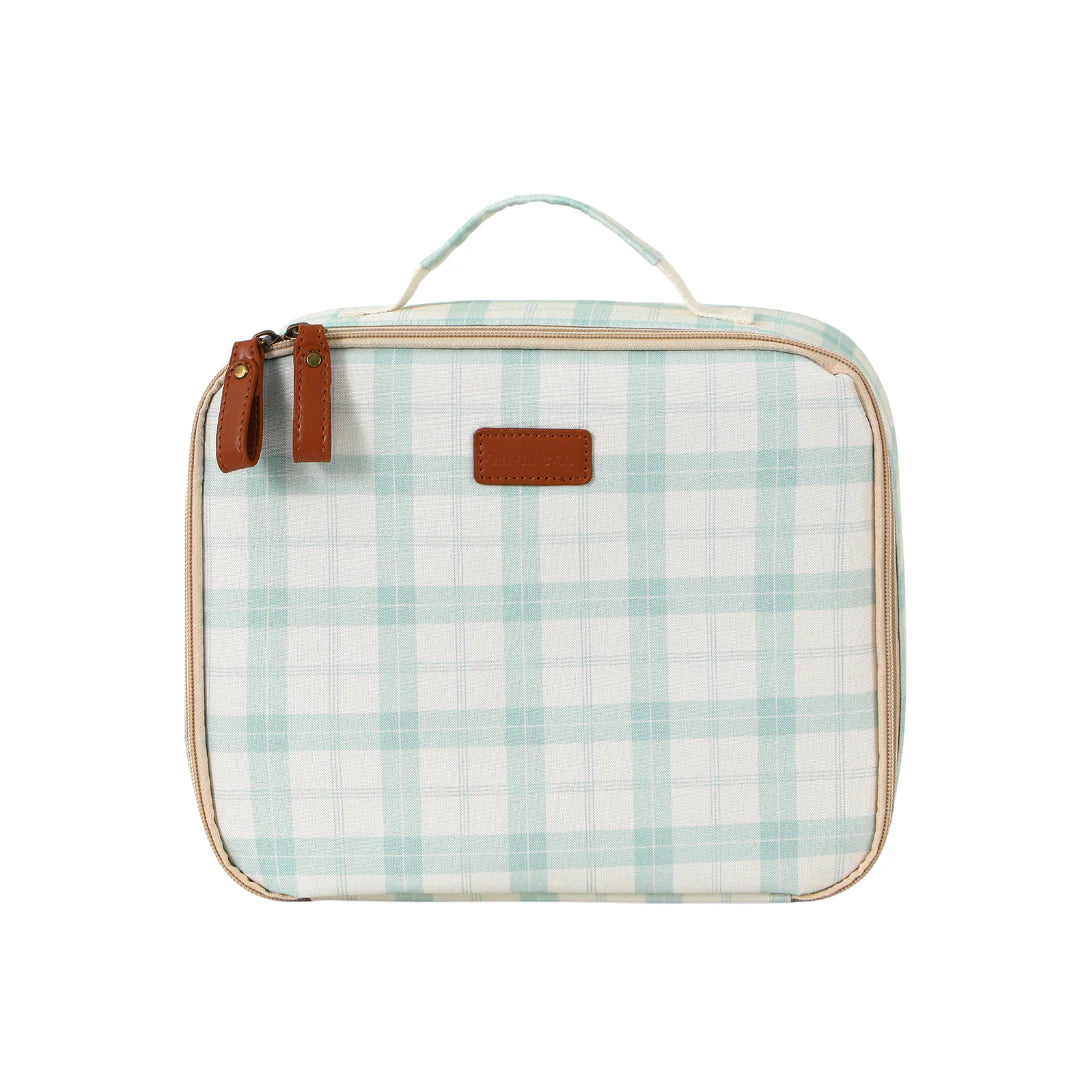 Insulated Lunch Bag - Lille Cottage Club - Fern Plaid