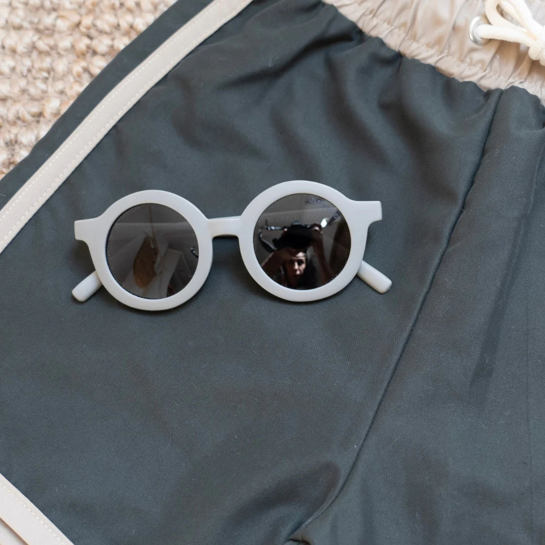 Original Round Sustainable Sunglasses - Bio Based - Bendable - Polarized - Fog (18M-10Y)