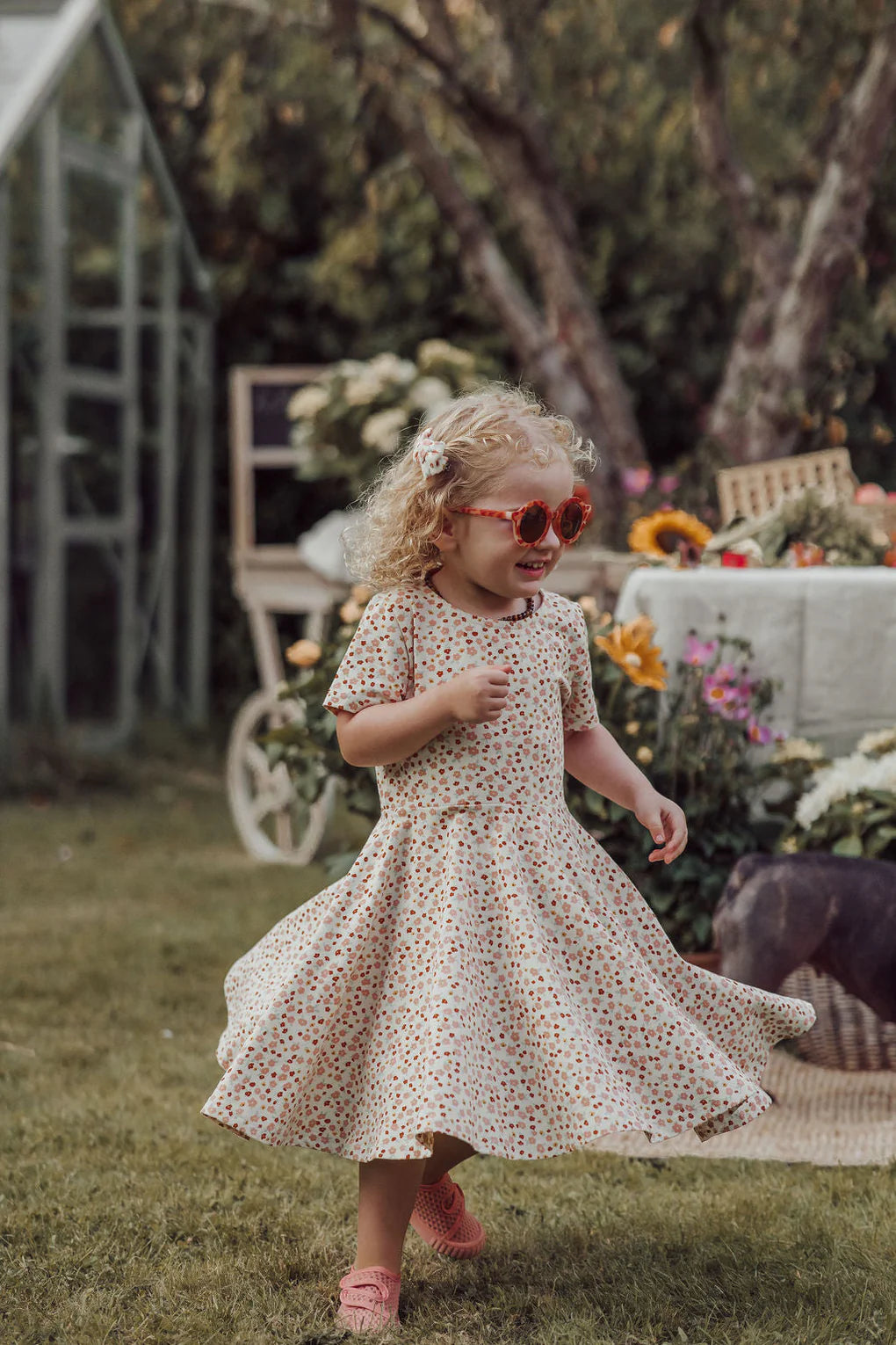 Organic Cotton Jersey Sweetheart Twirl Dress