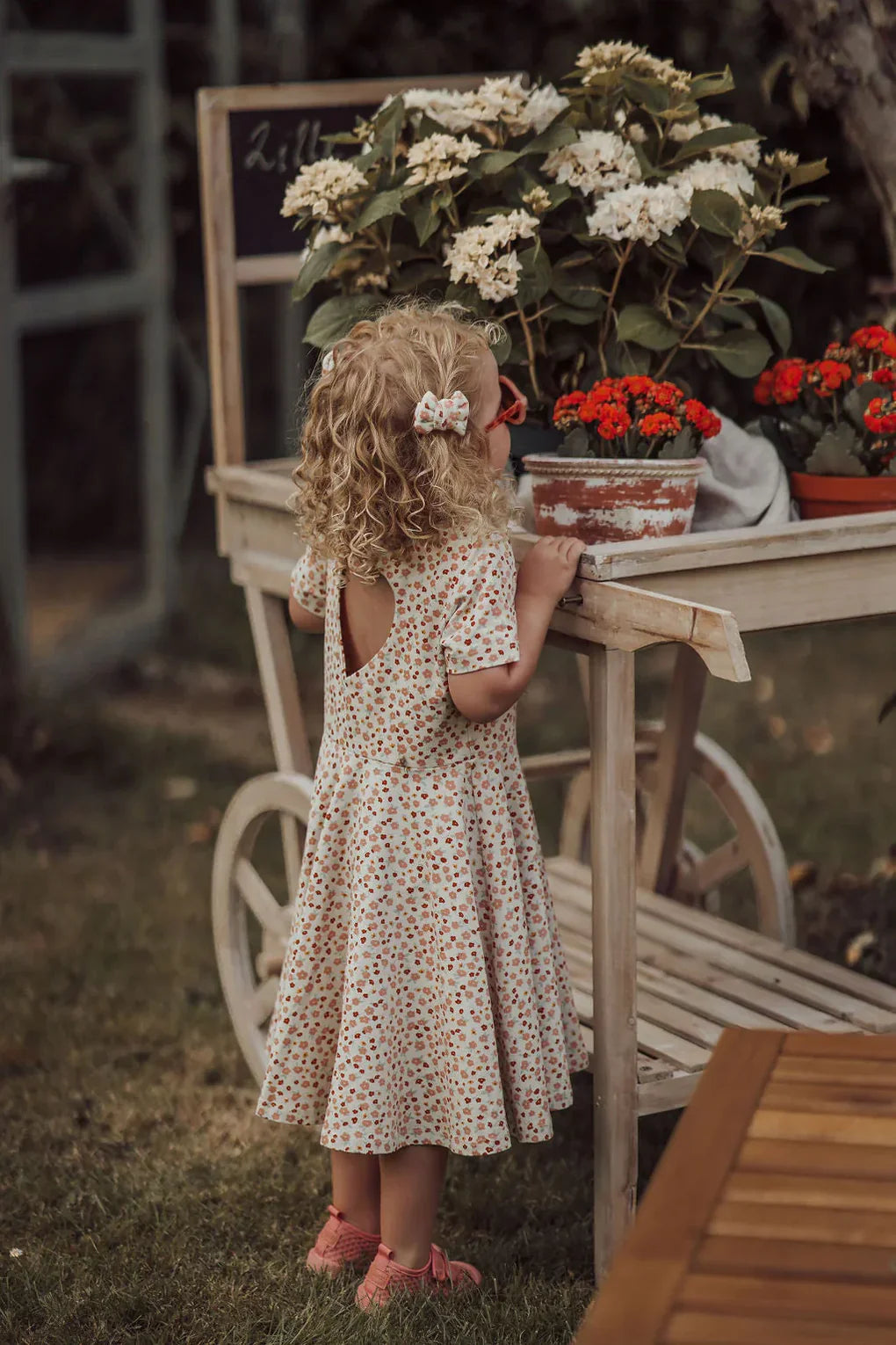 Organic Cotton Jersey Sweetheart Twirl Dress