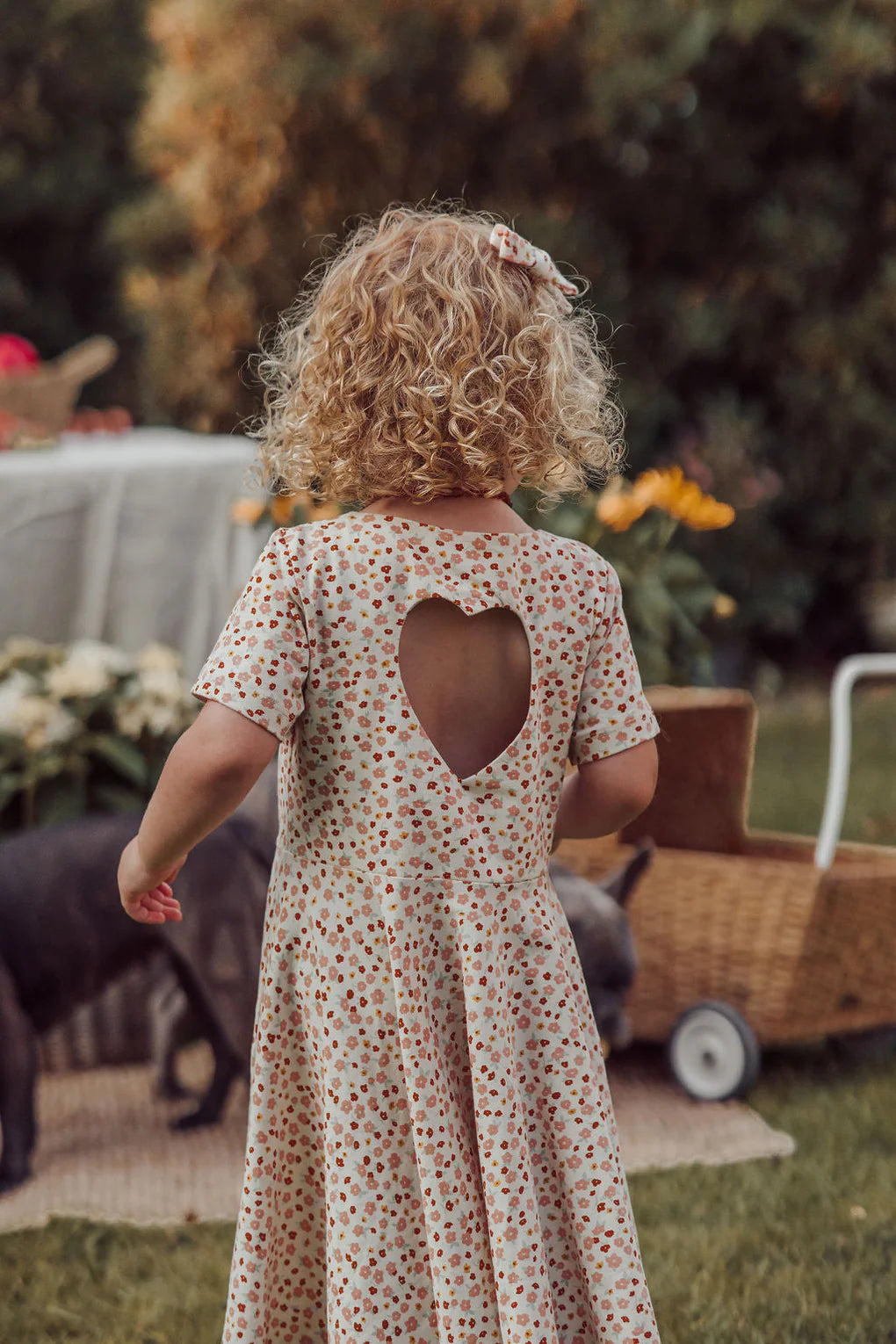 Organic Cotton Jersey Sweetheart Twirl Dress