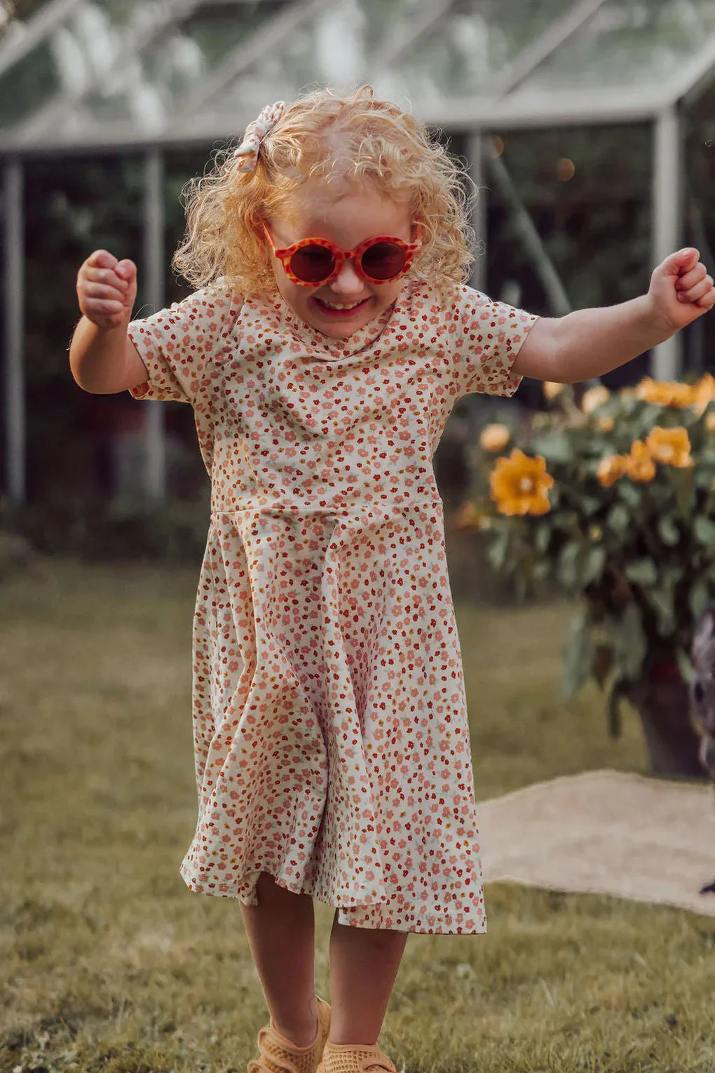 Organic Cotton Jersey Sweetheart Twirl Dress