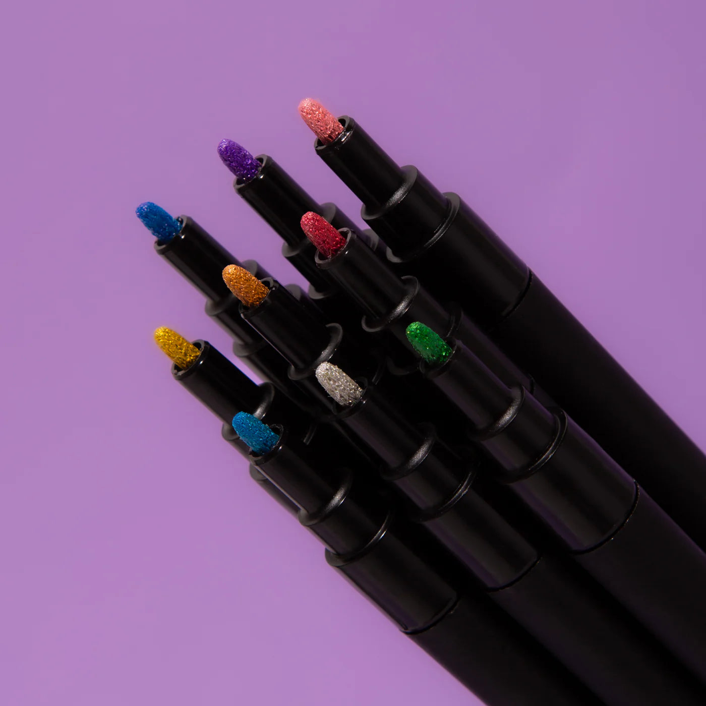 9 Glitter Markers Set
