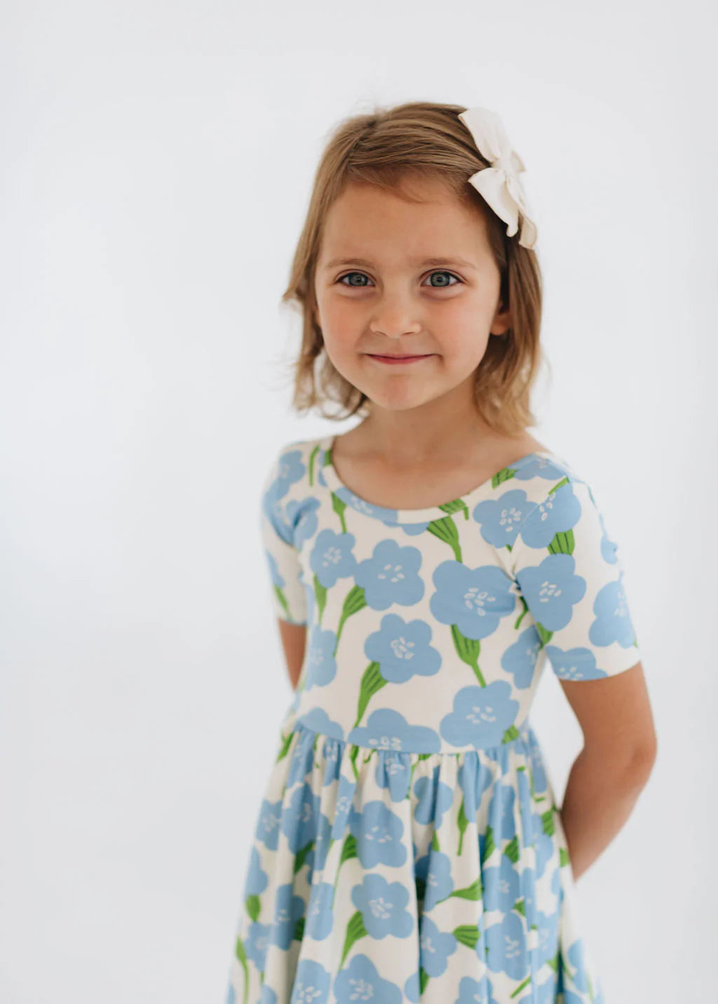 Short Sleeve Twirl Dress
