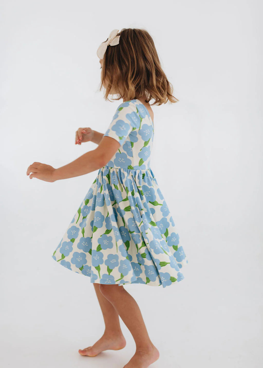 Short Sleeve Twirl Dress