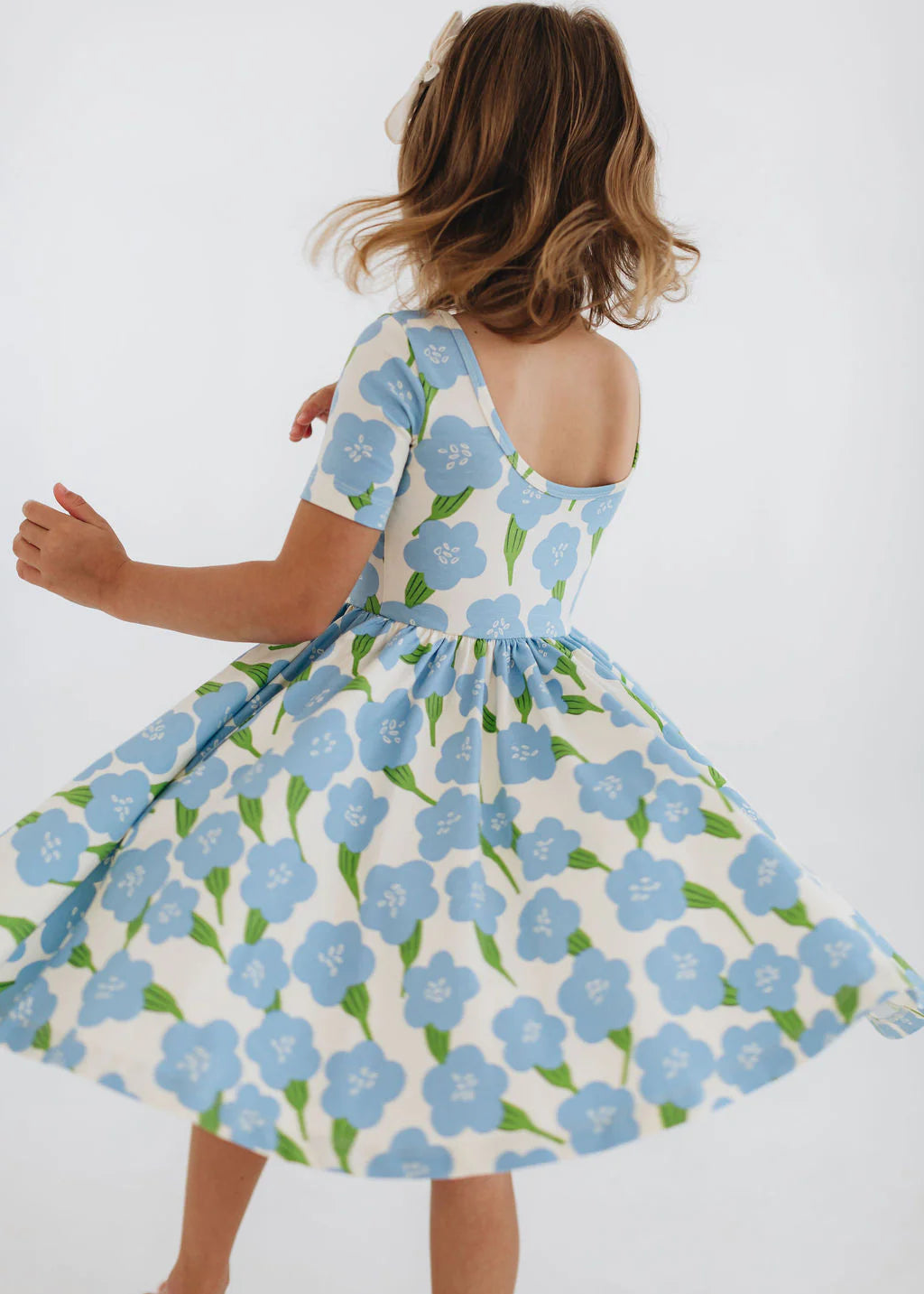 Short Sleeve Twirl Dress
