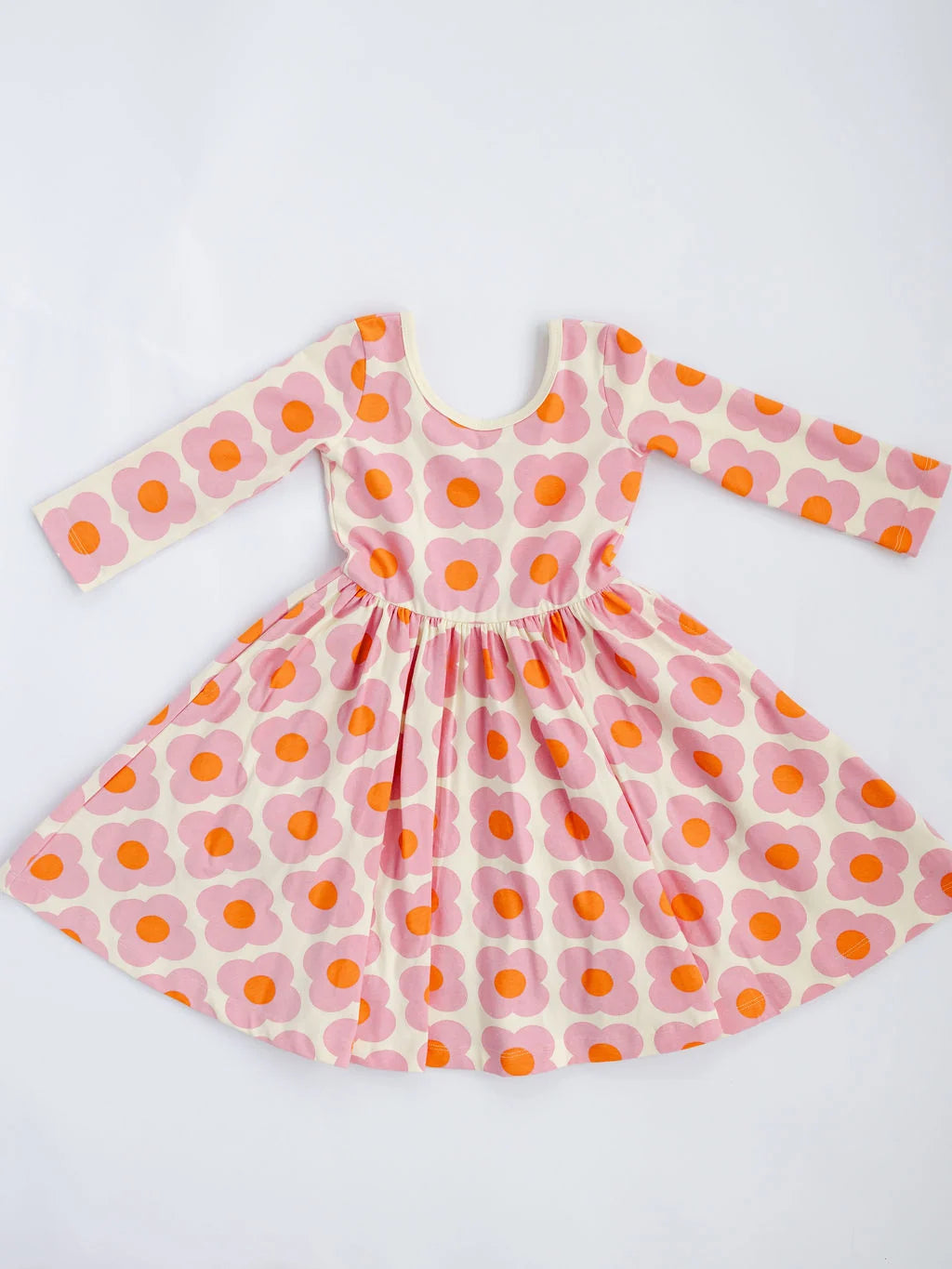 3/4 Sleeve Twirl Dress