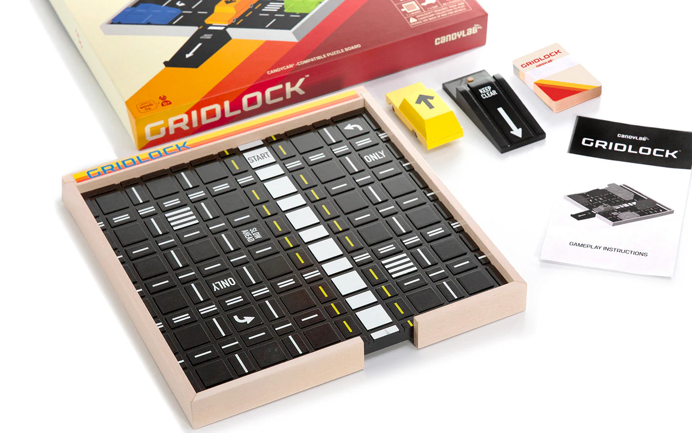 Gridlock Game Puzzle Board