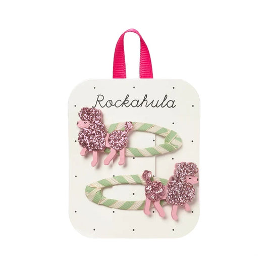 Pretty in Pink Poodle Clips