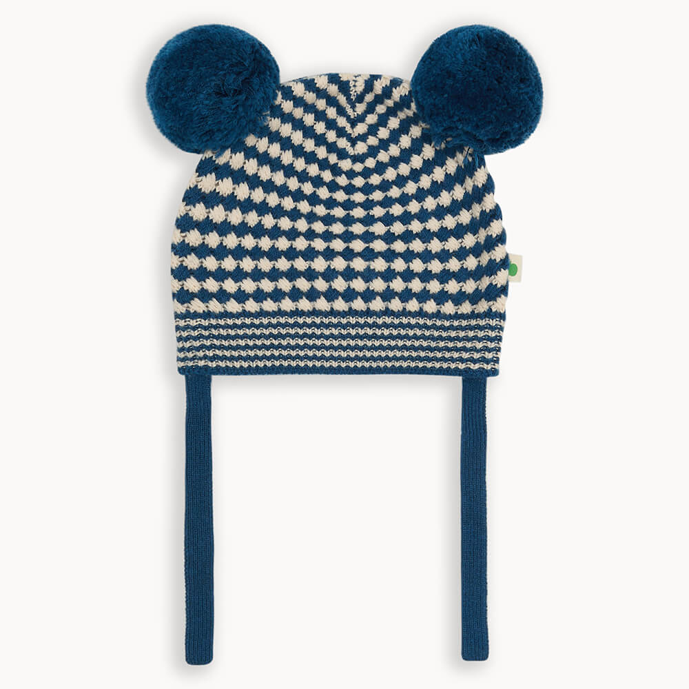 Hazel Chunky Checker Hat