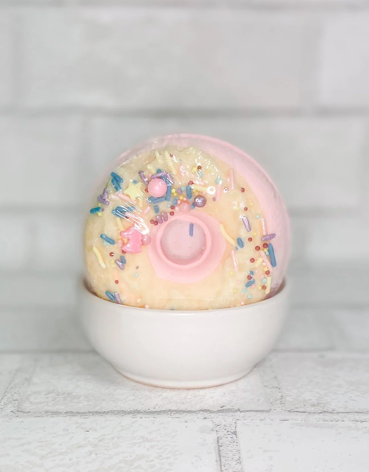Pink Lemonade Donut Bath Bomb