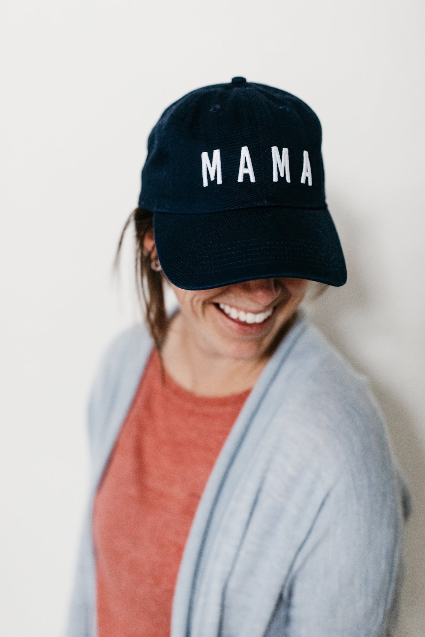 Navy Mama Hat - Adult