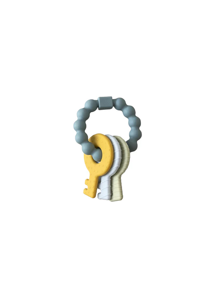 Key Rattle Teether - Slate