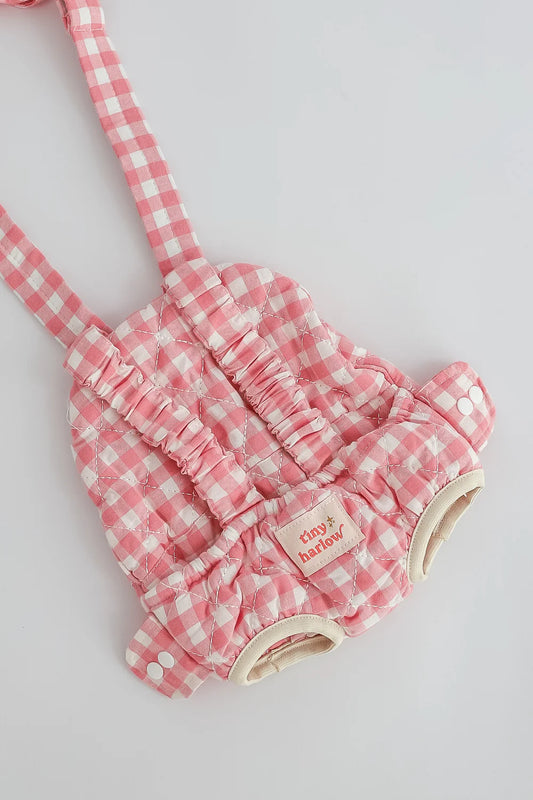 Doll Carrier - Pink Gingham