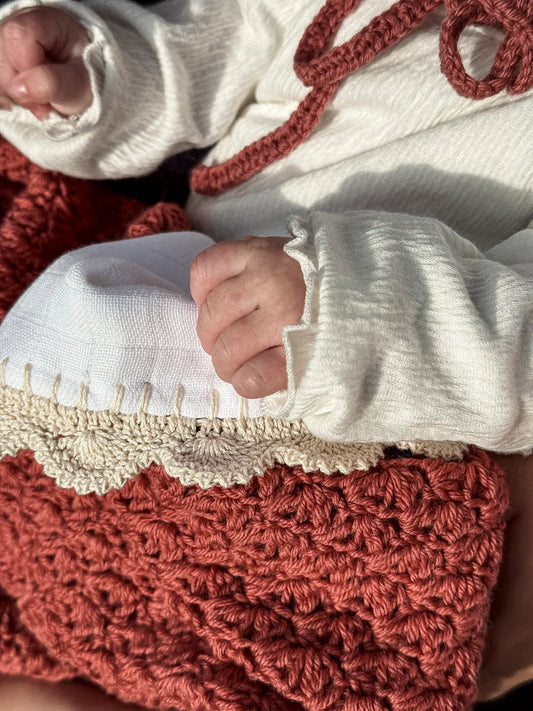 Triple Swaddle Blanket - Biege