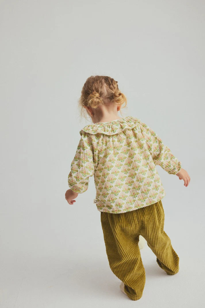 Blouse Iris - Baby Girl Floral Cotton Gauze Blouse