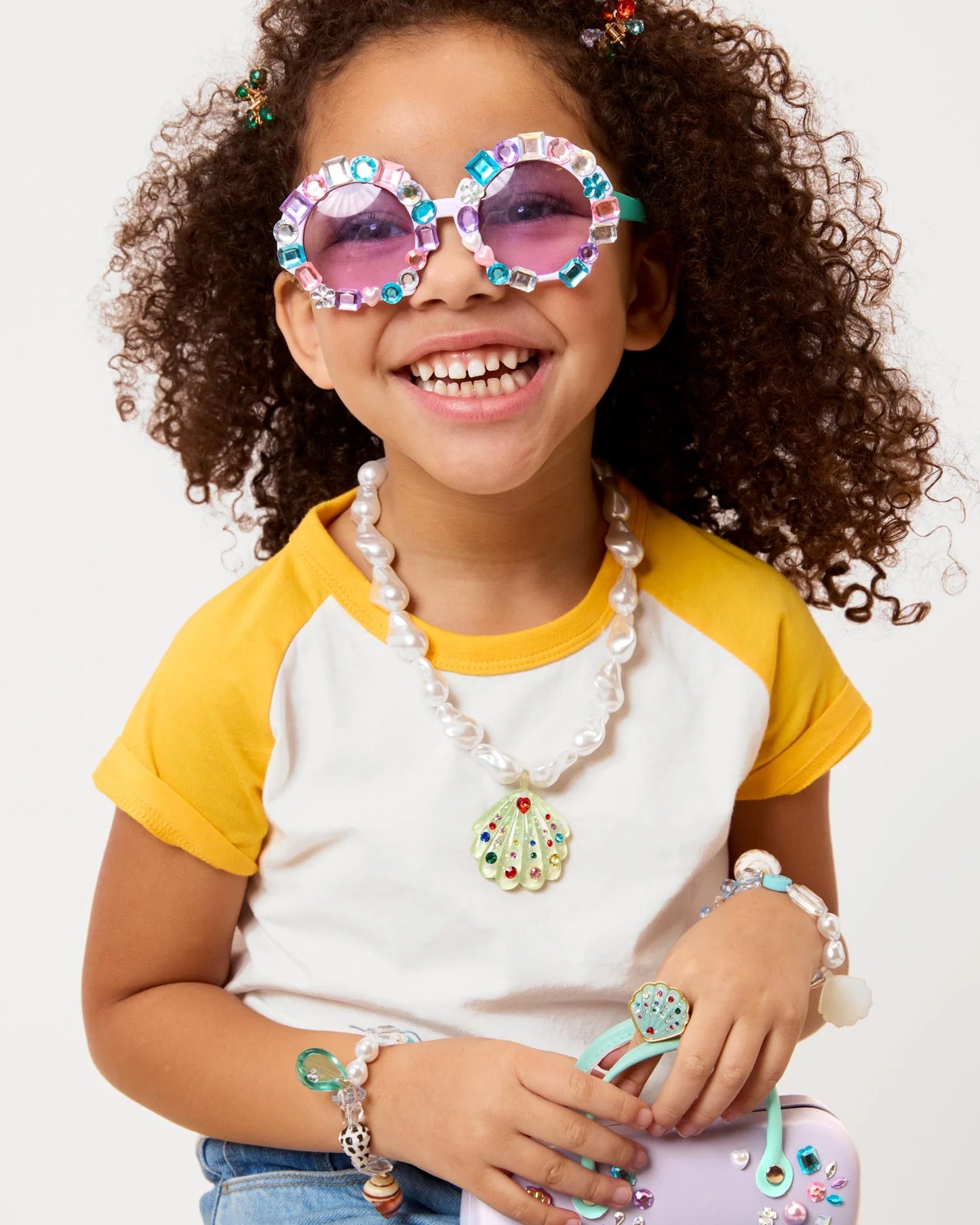 Mermaid Splash and Sparkle Gemify Sunglasses and Case