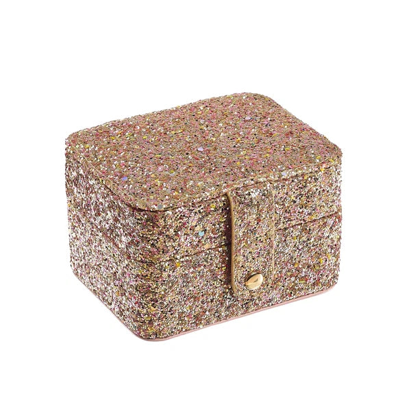 Confetti Glitter Gold Jewelry Box