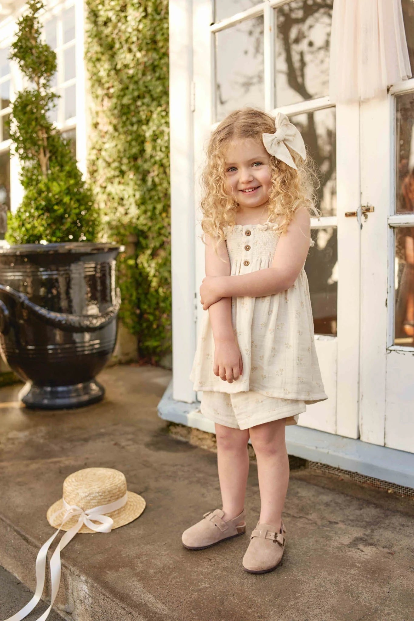 Organic Cotton Muslin Elodie Short