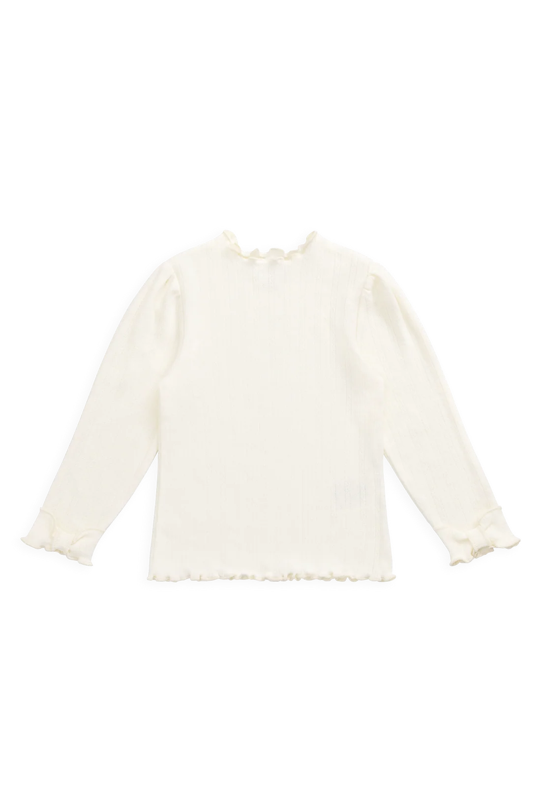 Organic Cotton Pointelle Eliane Top