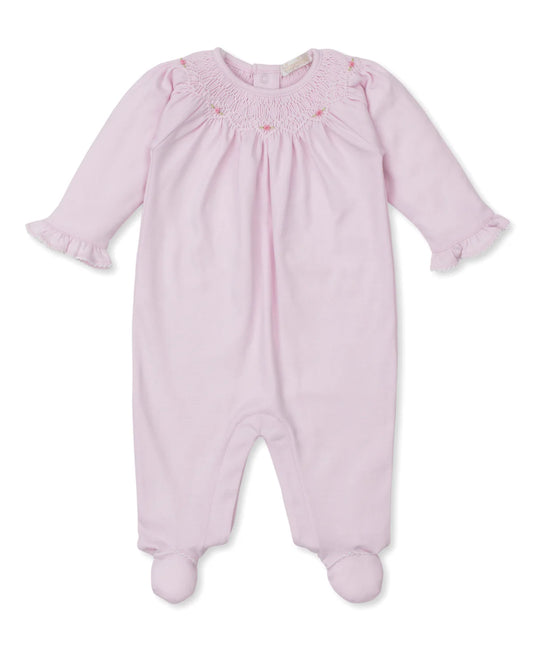 Footie With Hand Smocking