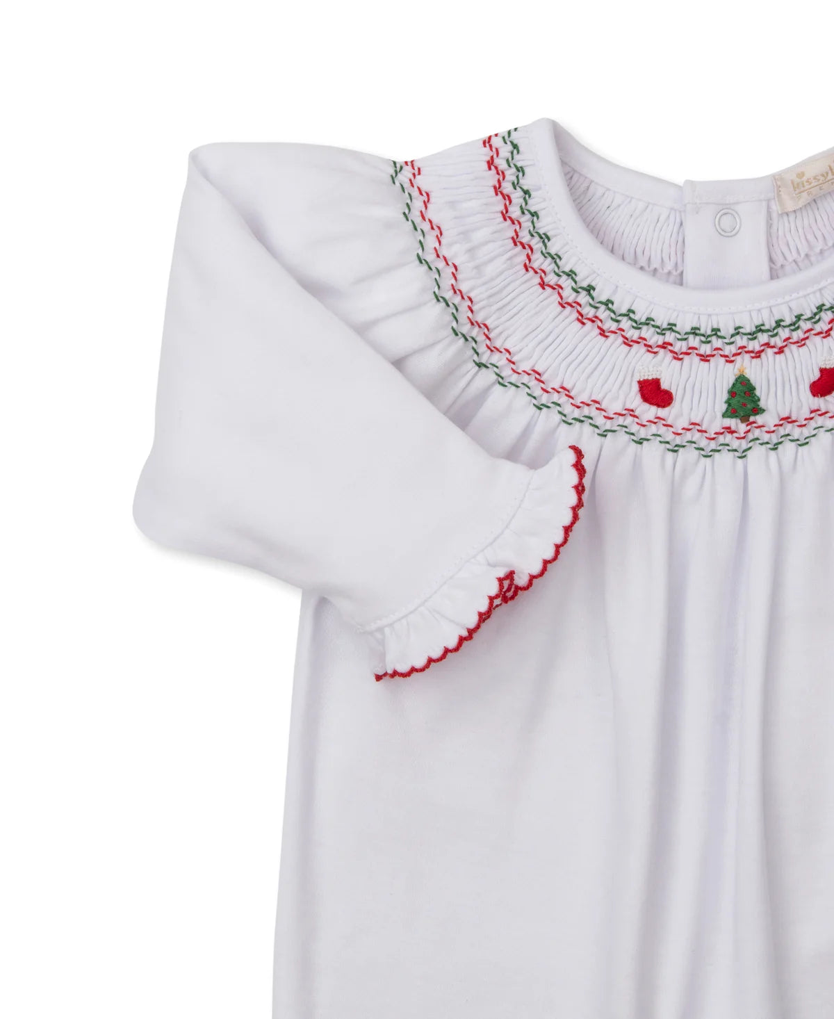 Footie With Hand Smocking