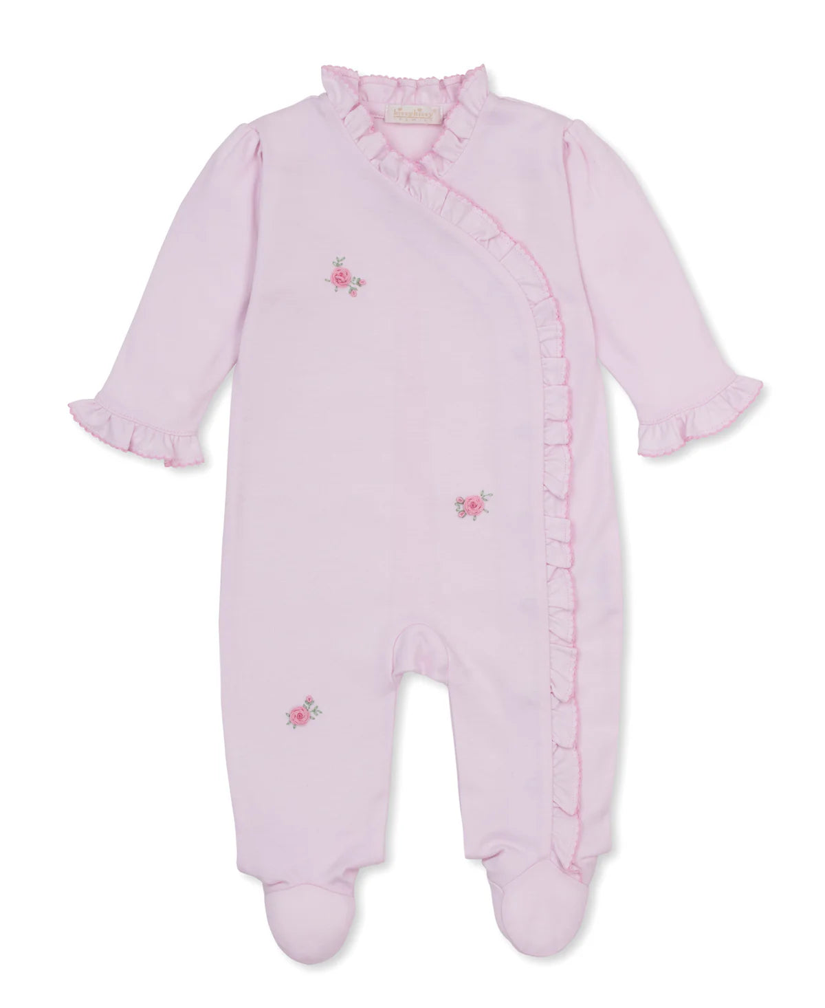 Cottage Roses Pink Footie