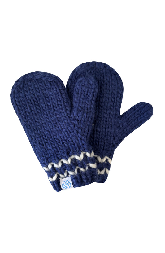 Navy Mittens - Baby, Toddler