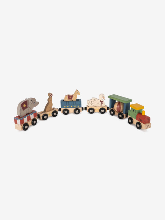 Wooden Animal Train Set