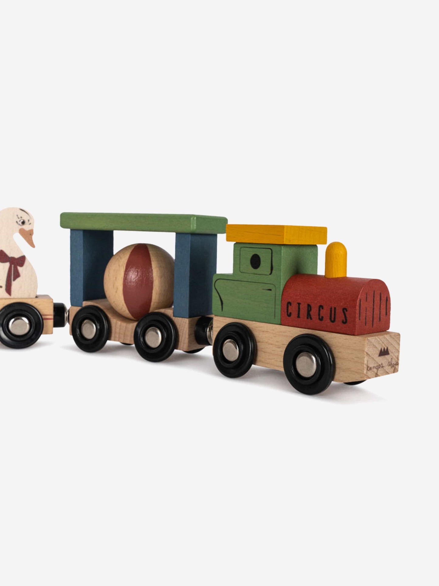 Wooden Animal Train Set